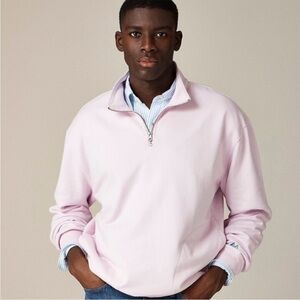 J Crew Sweater S Preppy Quarter-zip Purple